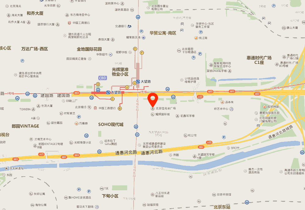 北京佳兆业广场位置地图